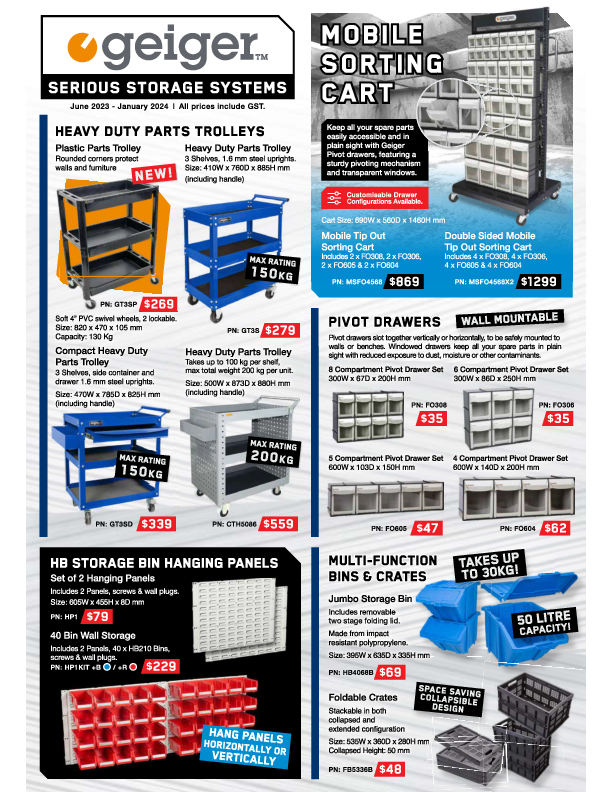 Geiger Serious Storage Solutions Catalogue Bisco